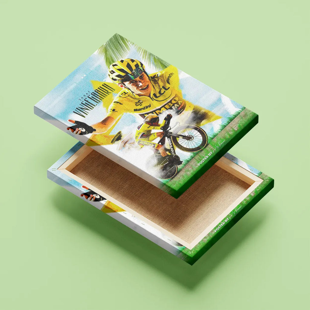 Toile - Jonas Vingegaard ( Édition Maillot Jaune )