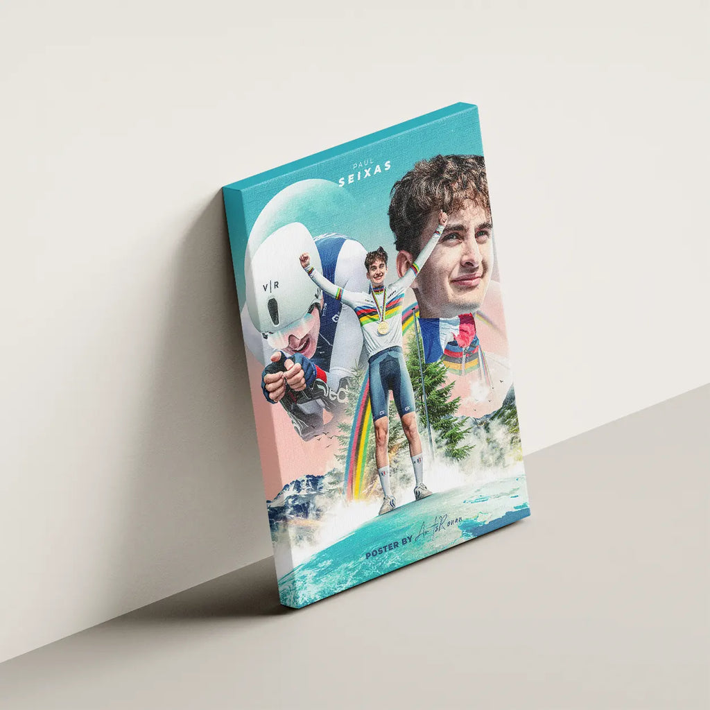 Toile - Paul Seixas (Champion du Monde CLM Junior)