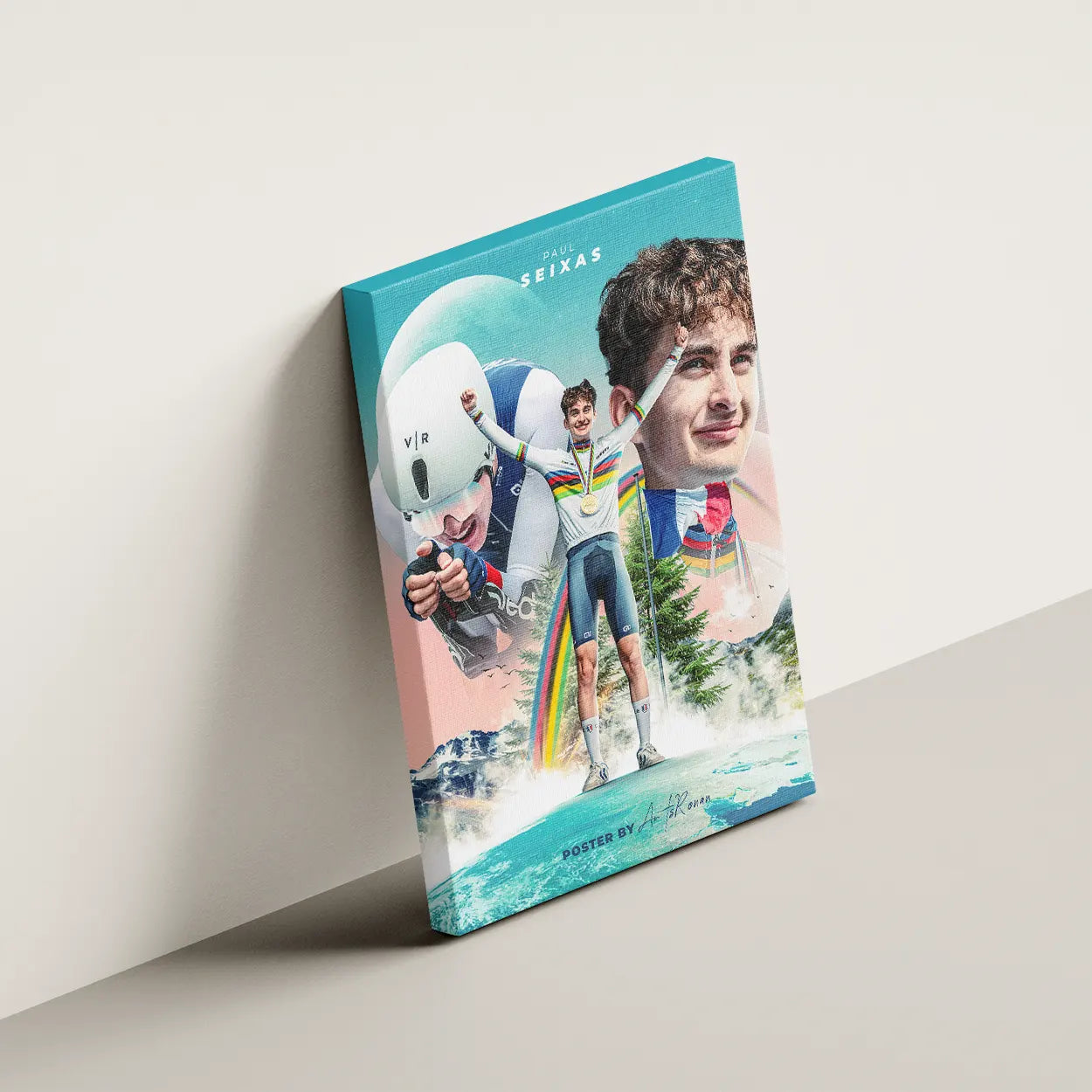 Toile - Paul Seixas (Champion du Monde CLM Junior)