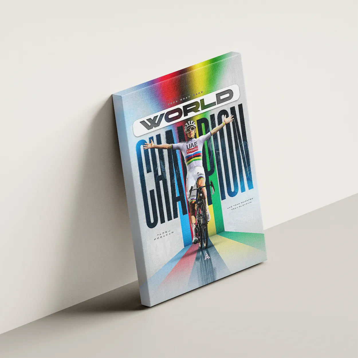 Toile - Tadej Pogacar World Champion 2024