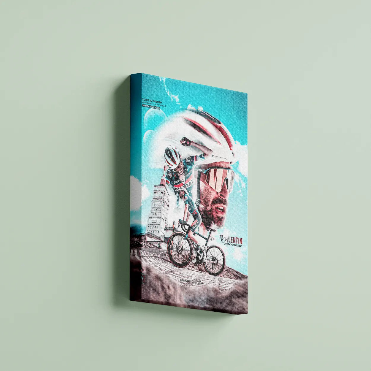 Toile - Valentin Paret-Peintre Victoire sur le Mont Ventoux