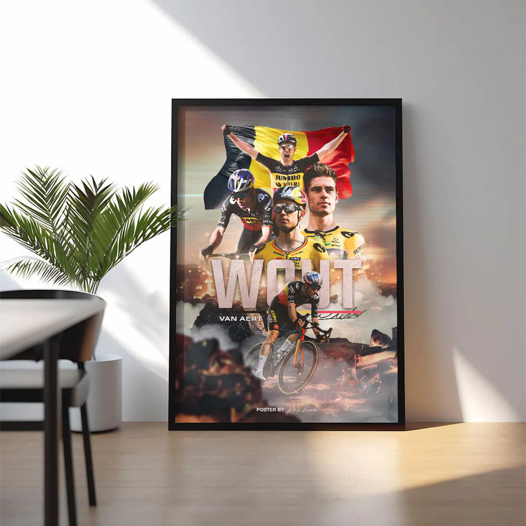 Poster Encadré - Wout Van Aert