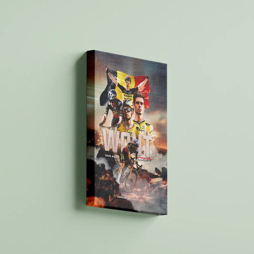 Toile - Wout van Aert (Édition champion de Belgique)